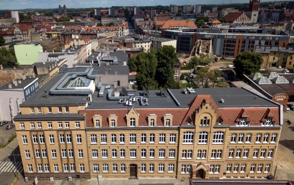 Budynek Wydziału Zdrowia Publicznego w Bytomiu